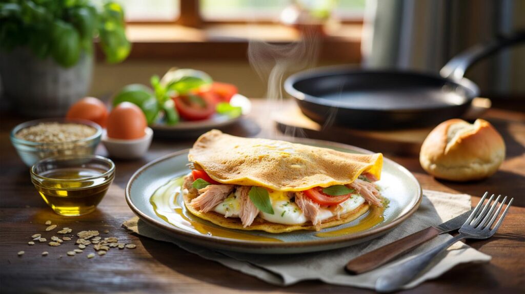 Você ainda come pão no café? troque por panqueca sem trigo de 5 minutos com 17 g de proteína