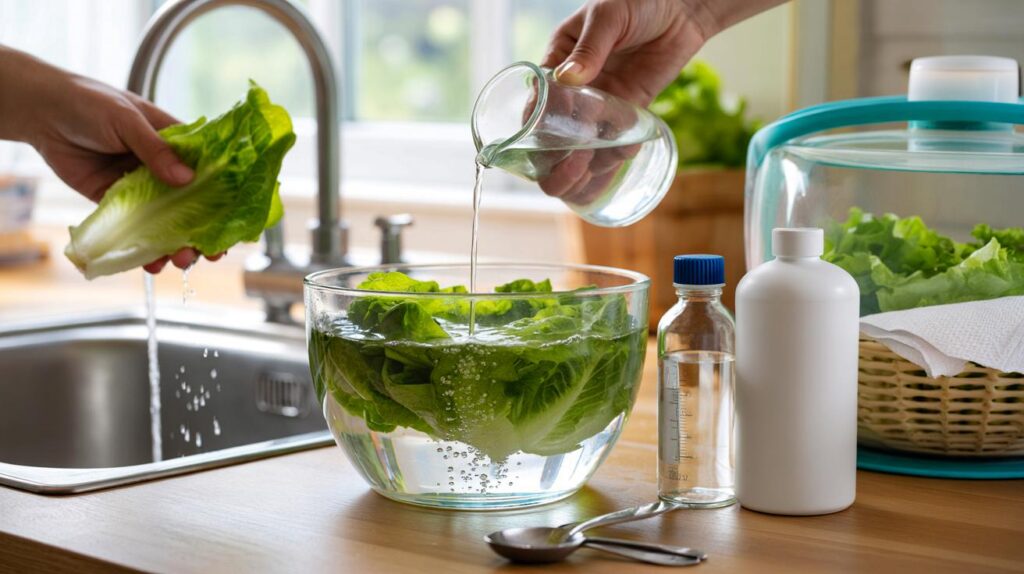 Você ainda lava o alface só na torneira? 5 erros comuns e a mistura segura que protege sua família