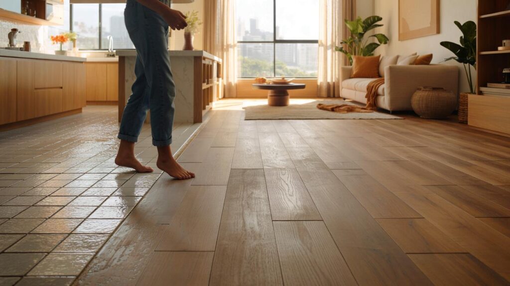 Você ainda usa piso cerâmico em casa? Veja por que arquitetos trocam por vinílico e microcimento