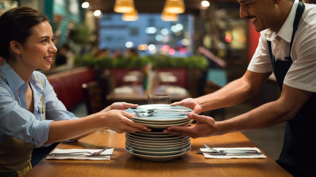 Você ajuda o garçom a juntar os pratos? psicólogos revelam 5 sinais sobre sua personalidade