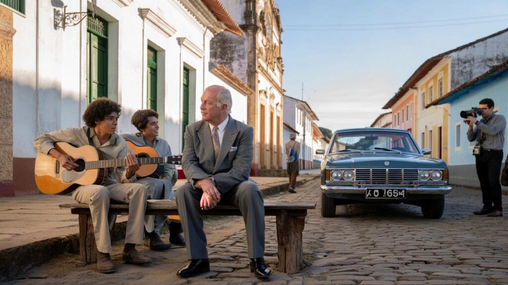 Você caiu nessa foto? Lô, Milton e JK no banco em Diamantina: prova real ou truque digital?