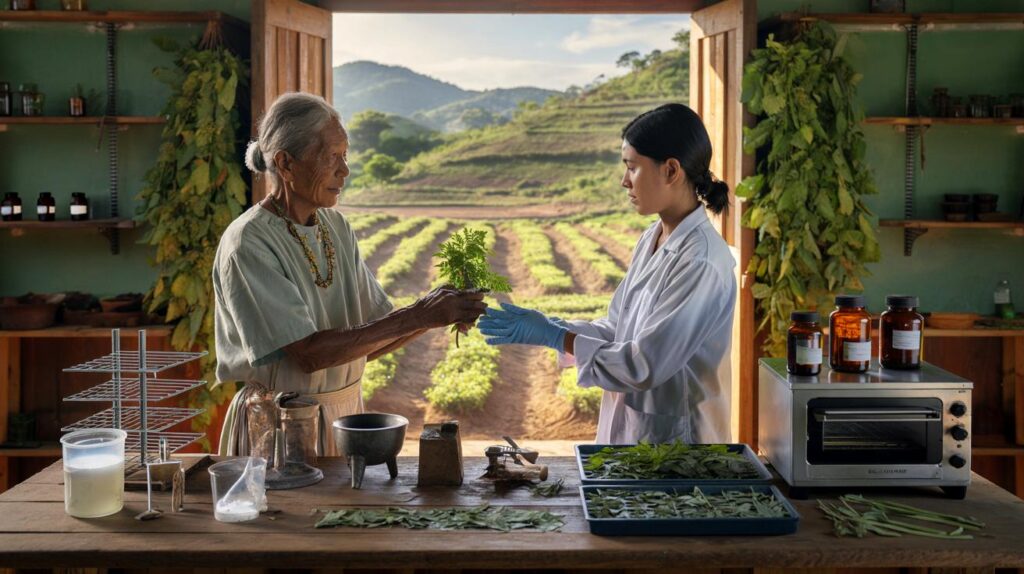 Você confiaria sua saúde às ervas dos Kiriri? USP e parceiros criam horto e farmácia viva em Caldas