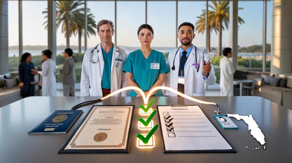 Você é médico, dentista ou enfermeiro? Flórida abre portas com regra de 2 anos e 4 exigências reais