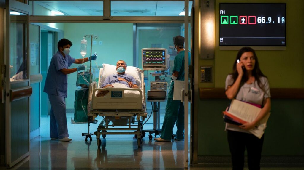 Você e sua família correm esse risco: paciente de 33 anos consegue UTI após 72 horas sem quimio