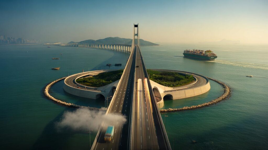 Você encararia 55 km sobre o mar e 6,7 km debaixo d’água: sua viagem de 3h vira 30 min hoje?