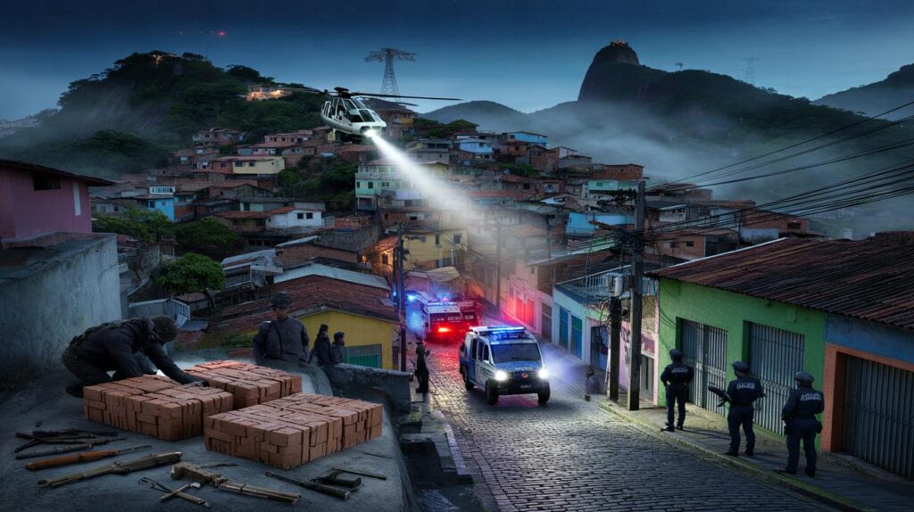 Você está seguro: 10 toneladas de drogas e até 70 fuzis por mês saem da Penha e do Alemão hoje