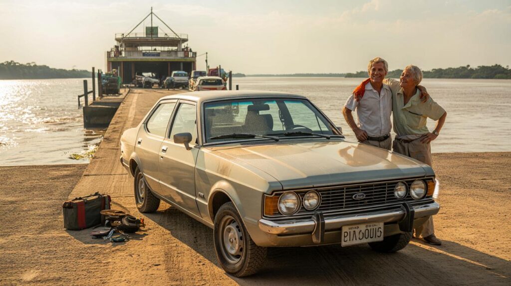 Você faria isso? casal cruza 2.980 km em 9 dias num Corcel 1977 sem ar para entregar carro no AM
