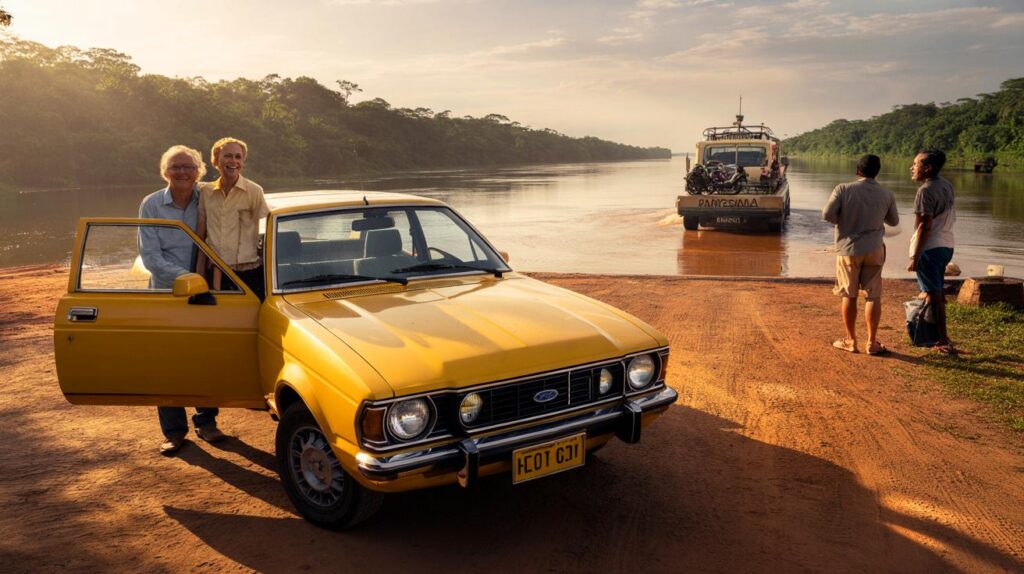 Você faria isso? casal roda 2.900 km de PR a AM num Corcel 77 sem ar: venderia no meio do caminho?