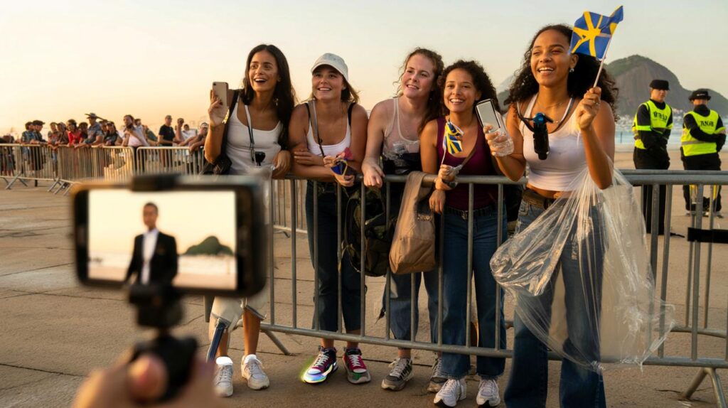 Você faria o mesmo? cinco amigas cruzam 2.300 km para ver o príncipe William no Rio e viralizam