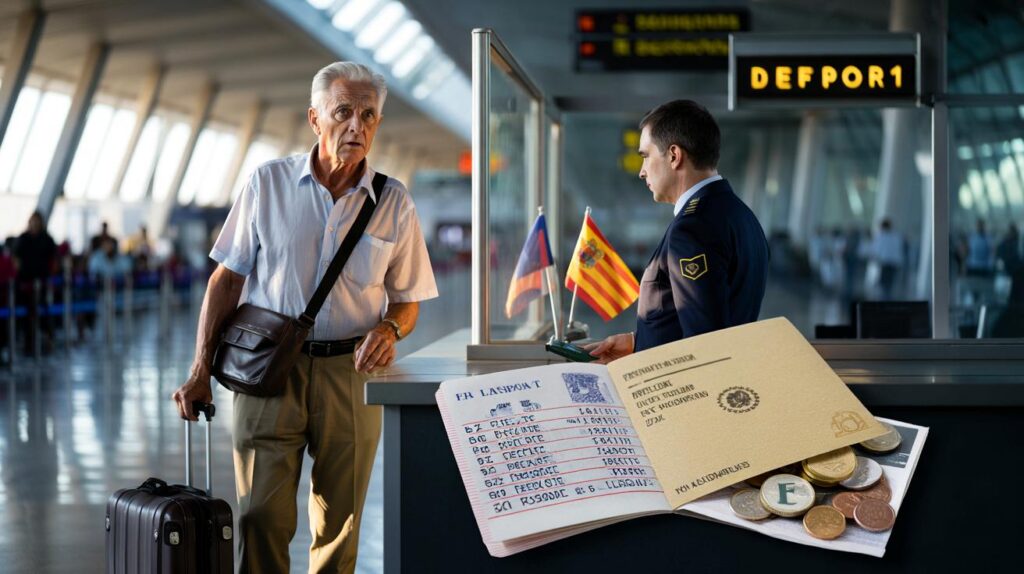 Você ficaria 109 dias fora e perderia sua pensão? aposentado paga 10.000 euros na Catalunha