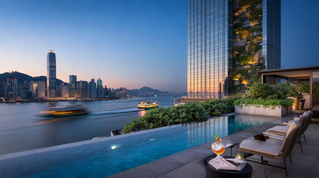 Você ficaria hospedado no topo? arranha-céu de 270 m em Hong Kong abriga o melhor hotel de 2025