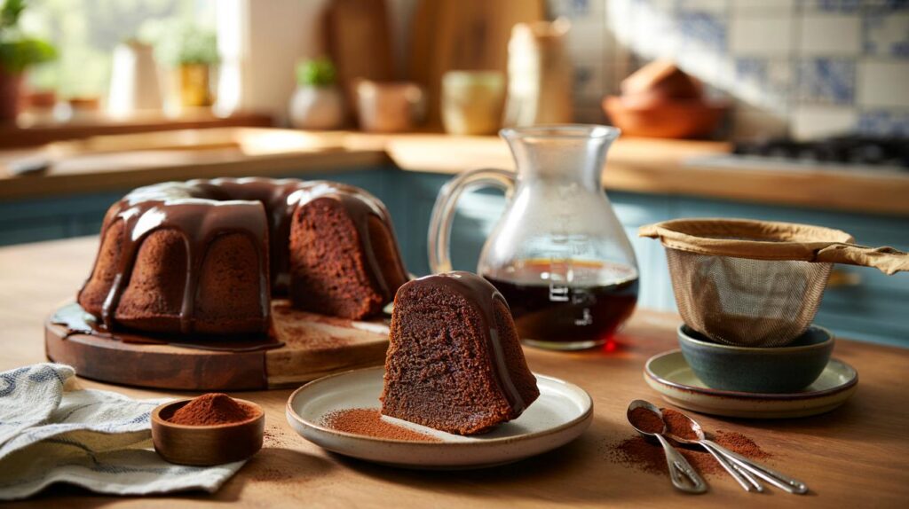 Você guarda café de ontem? 8 ingredientes transformam o resto em bolo de chocolate vegano macio