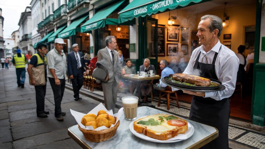 Você já passou pelo centro de Santos? Washington tem café às 5h, 300 pastéis e histórias vivas