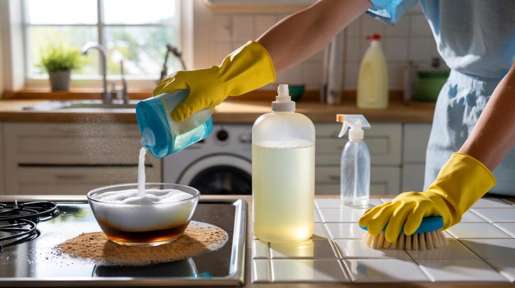 Você mistura vinagre, detergente e bicarbonato? 7 usos que a maioria erra e 3 riscos invisíveis