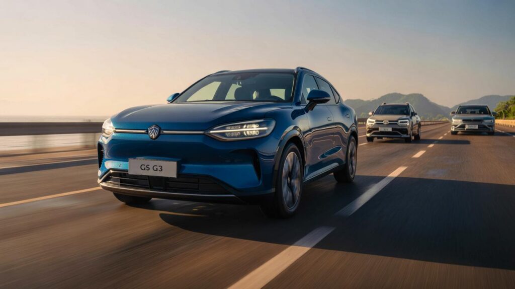 Você pagaria R$ 140 mil por GAC GS3 1.5 turbo? tamanho de Compass, 0 a 100 em 7,9 s e preço de Tera