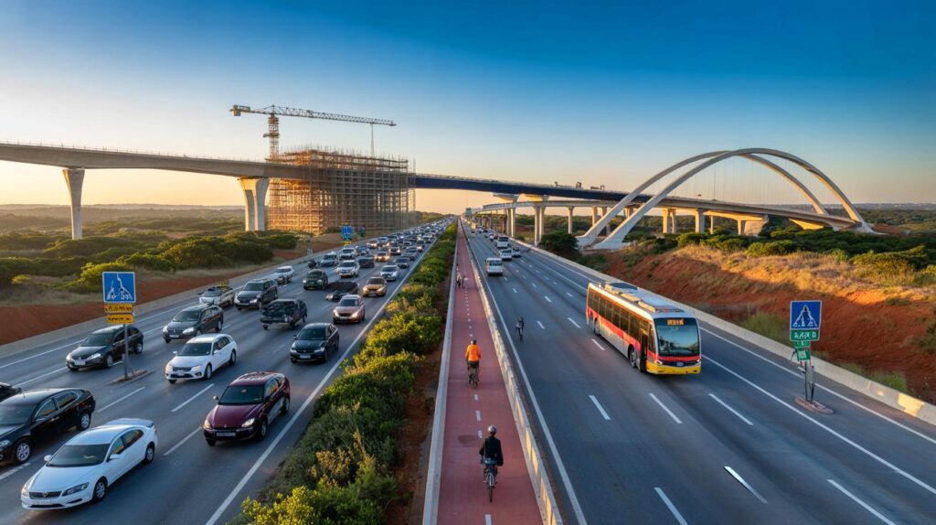 Você perde 1h no trânsito do Jardins Mangueiral? novo viaduto e passarela podem encurtar o trajeto
