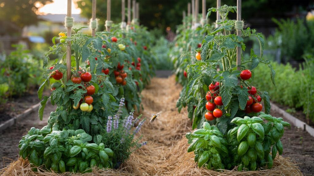Você planta tomates? 7 motivos e 3 erros que custam até 30% da colheita sem manjericão em casa