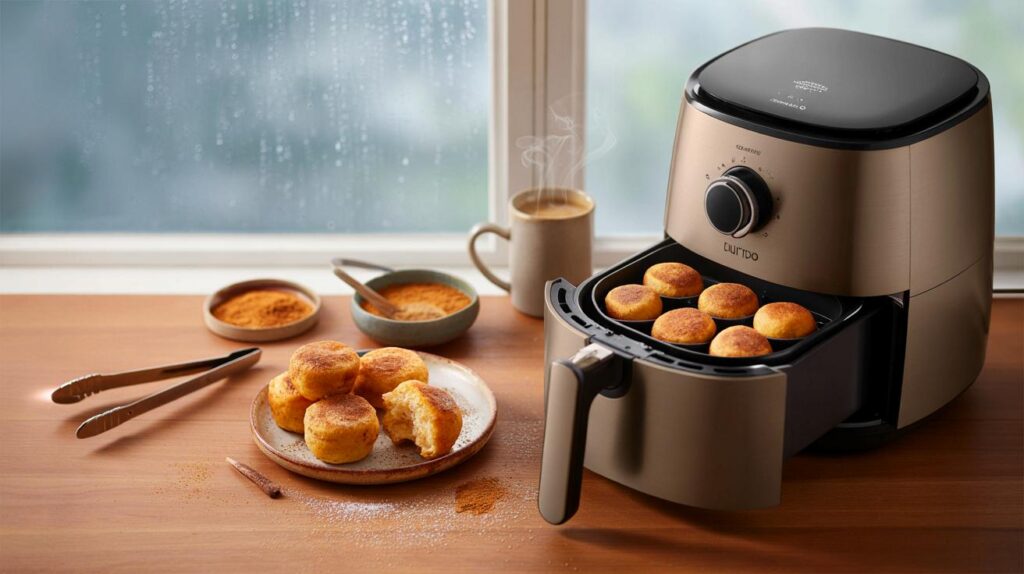 Você também quer bolinho de chuva em 15 minutos? air fryer sem fritura, 10 itens e zero bagunça