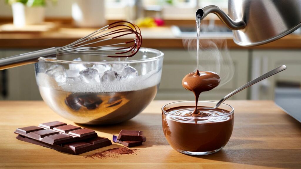 Você tem 10 minutos e uma barra de 55%? mousse de chocolate com 2 ingredientes que muda sua noite