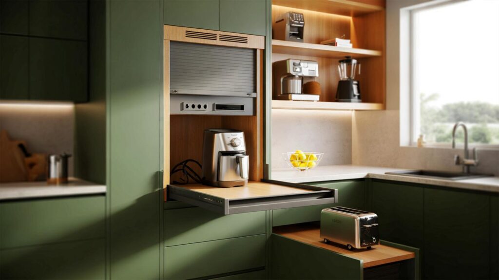 Você tem fila de aparelhos na bancada? 7 ideias para sumir com a bagunça e ganhar 1 m² na cozinha