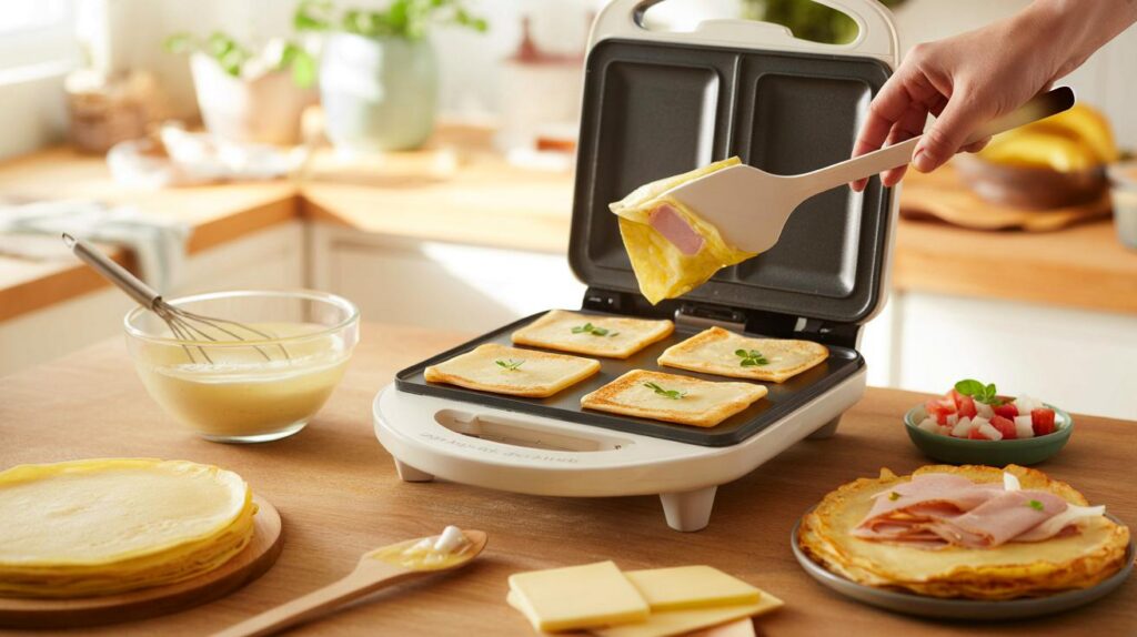 Você tem sanduicheira em casa: aprenda o crepe crocante em 8 minutos que conquista a família