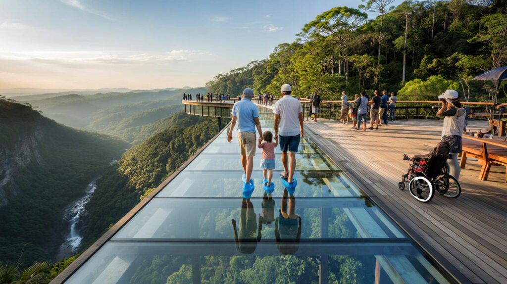 Você terá coragem de pisar no mirante de vidro de SC? 76 mil m², 200 vagas e R$ 5 milhões em 2026