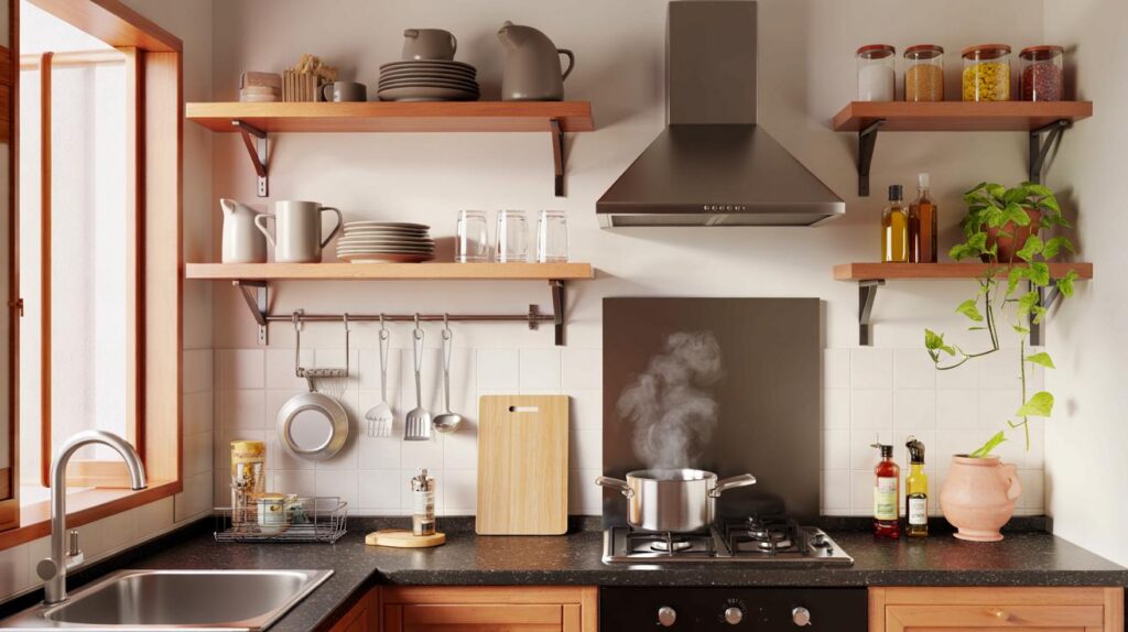 Você trocaria os armários por prateleiras abertas? 7 motivos e preços no Brasil a partir de R$ 78