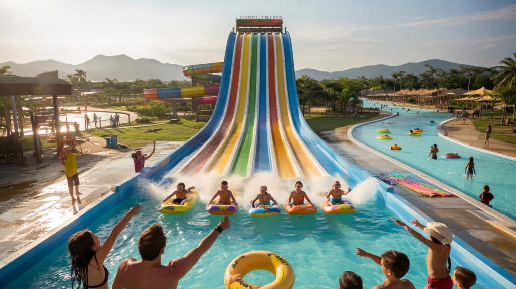 Você vai encarar a rampa de 14 m e 8 pistas? 200 mil pessoas miram o Thermas do Vale no verão