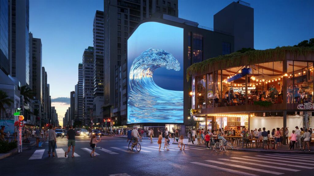 Você vai passar por Balneário Camboriú? nova Times Square com telão 5D de 11,5 m estreia dia 7