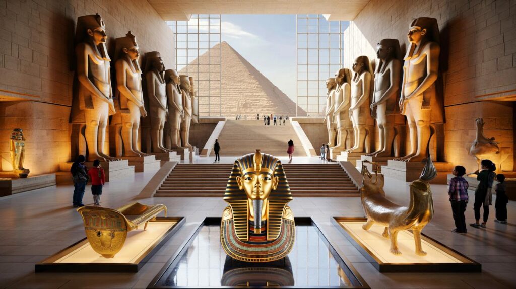 Você vai ver a tumba de Tutancâmon completa: 5 mil artefatos, sarcófago e máscara, no museu do Egito