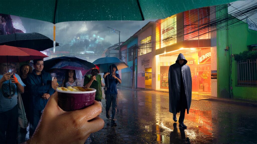 Você viu? Chris Martin é flagrado no Jurunas às 1h sob chuva : fãs de Belém devem se preparar