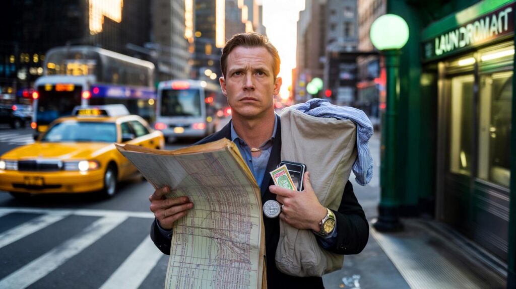 Você viveria 48 horas sem IA em Nova York? Até a roupa dele sofreu e o seu celular também